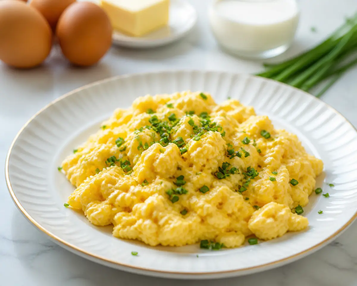 Huevos Revueltos Cremosos