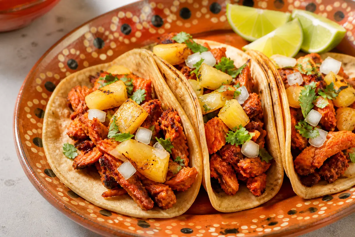 Tacos de Pollo al Pastor
