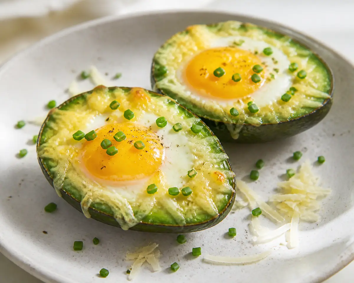 Huevos al Horno con Aguacate