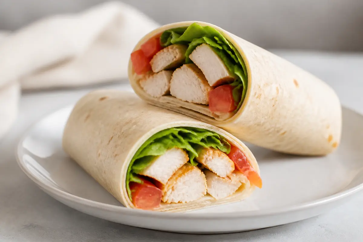 Wrap de Pollo y Verduras