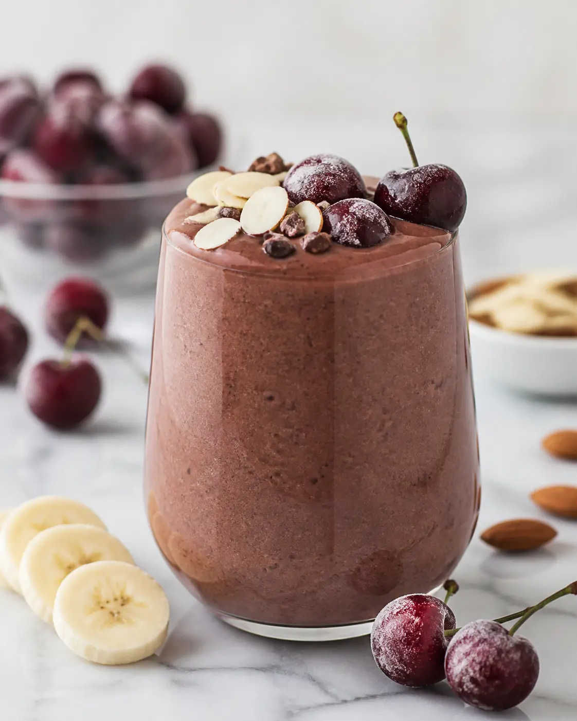 Batido Nocturno de Cacao, Cereza y Almendra
