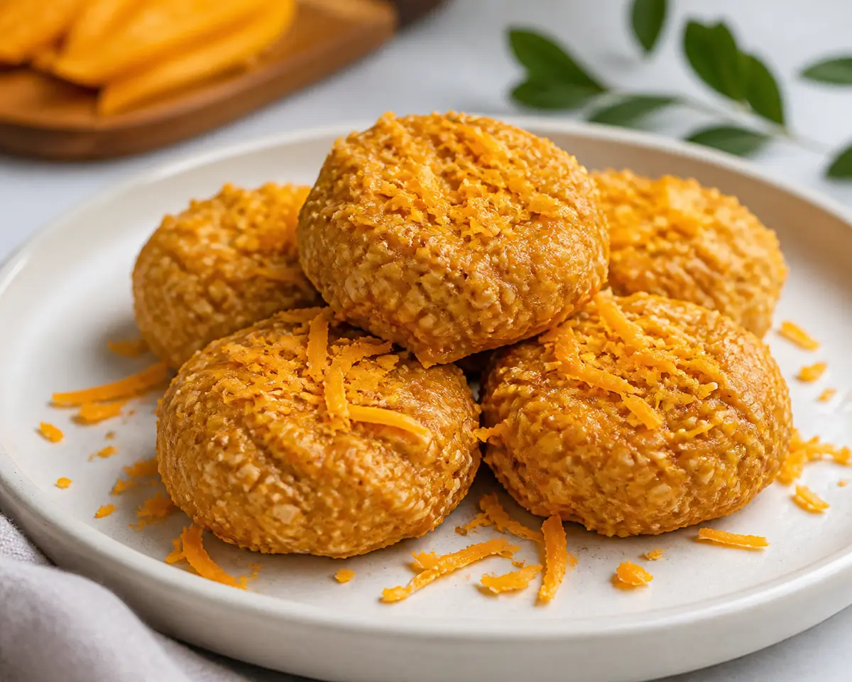 Rueditas Brillantes de Pavo, Calabaza y Queso
