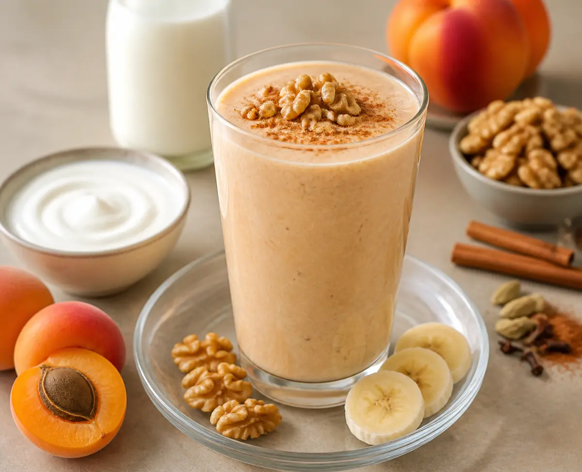 Amber Apricot Chai Walnut Smoothie