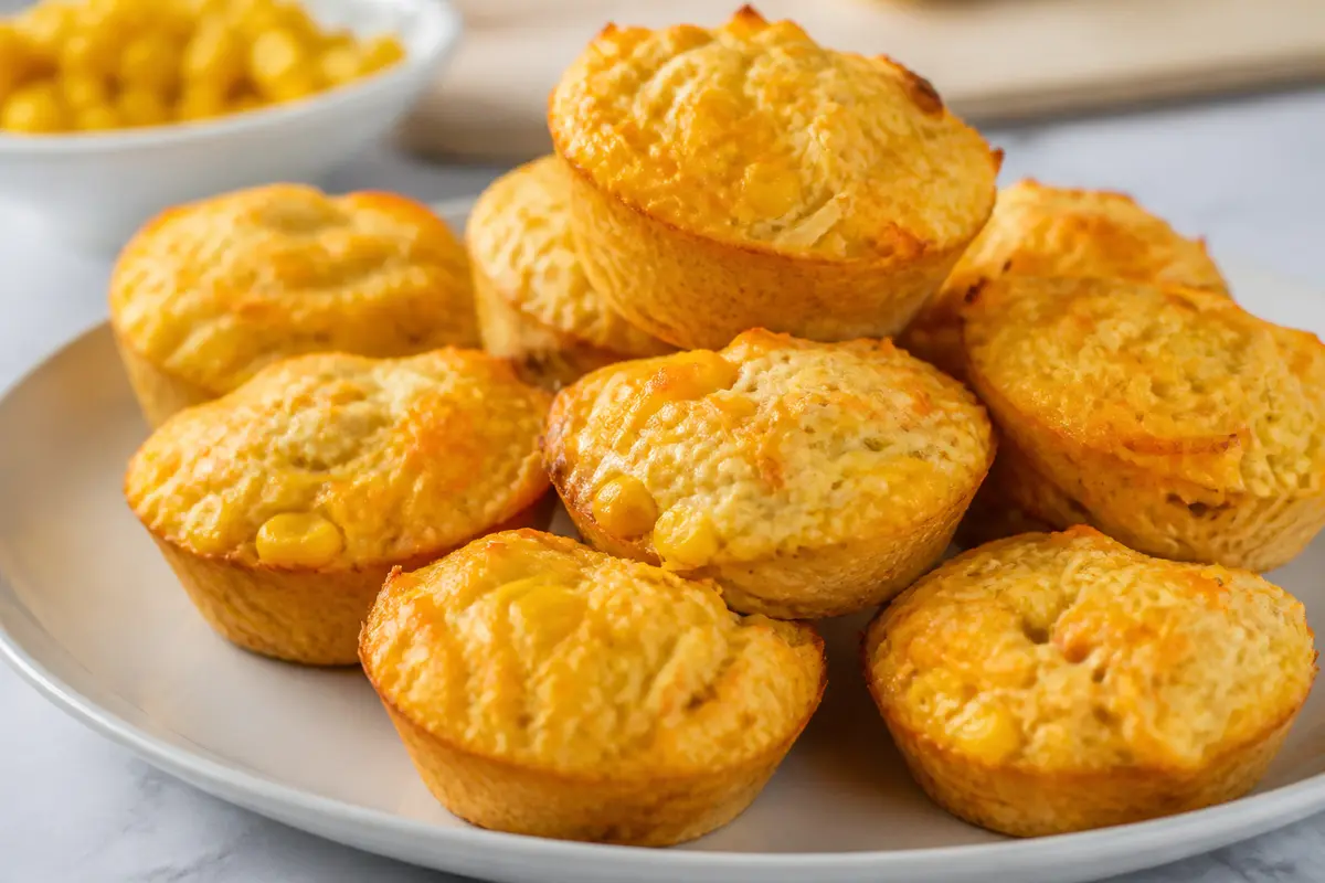 Rainbow Chicken, Carrot and Cheese Mini Muffins