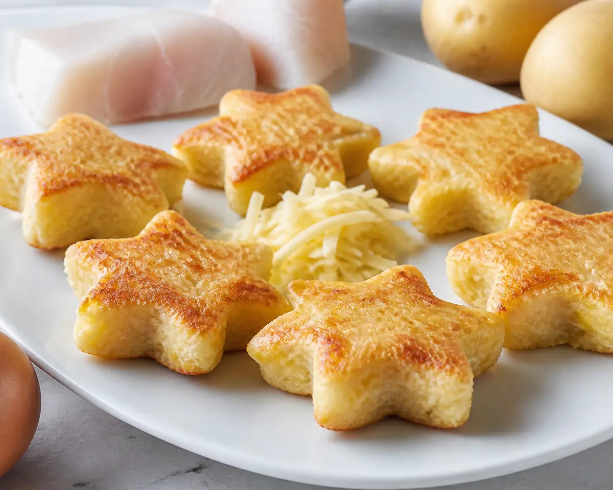 Estrellitas Tiernas de Pescado, Papa y Queso