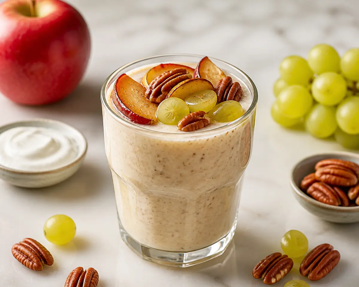 Boreal Cream Smoothie with Roasted Apple, White Grape and Pecan