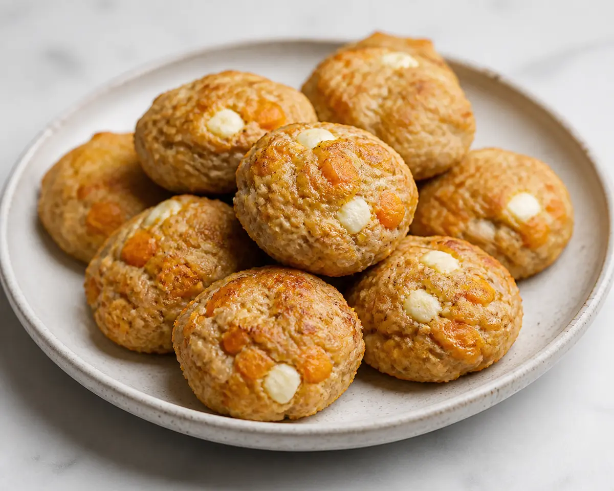 Botoncitos Arcoíris de Pavo, Avena y Calabaza