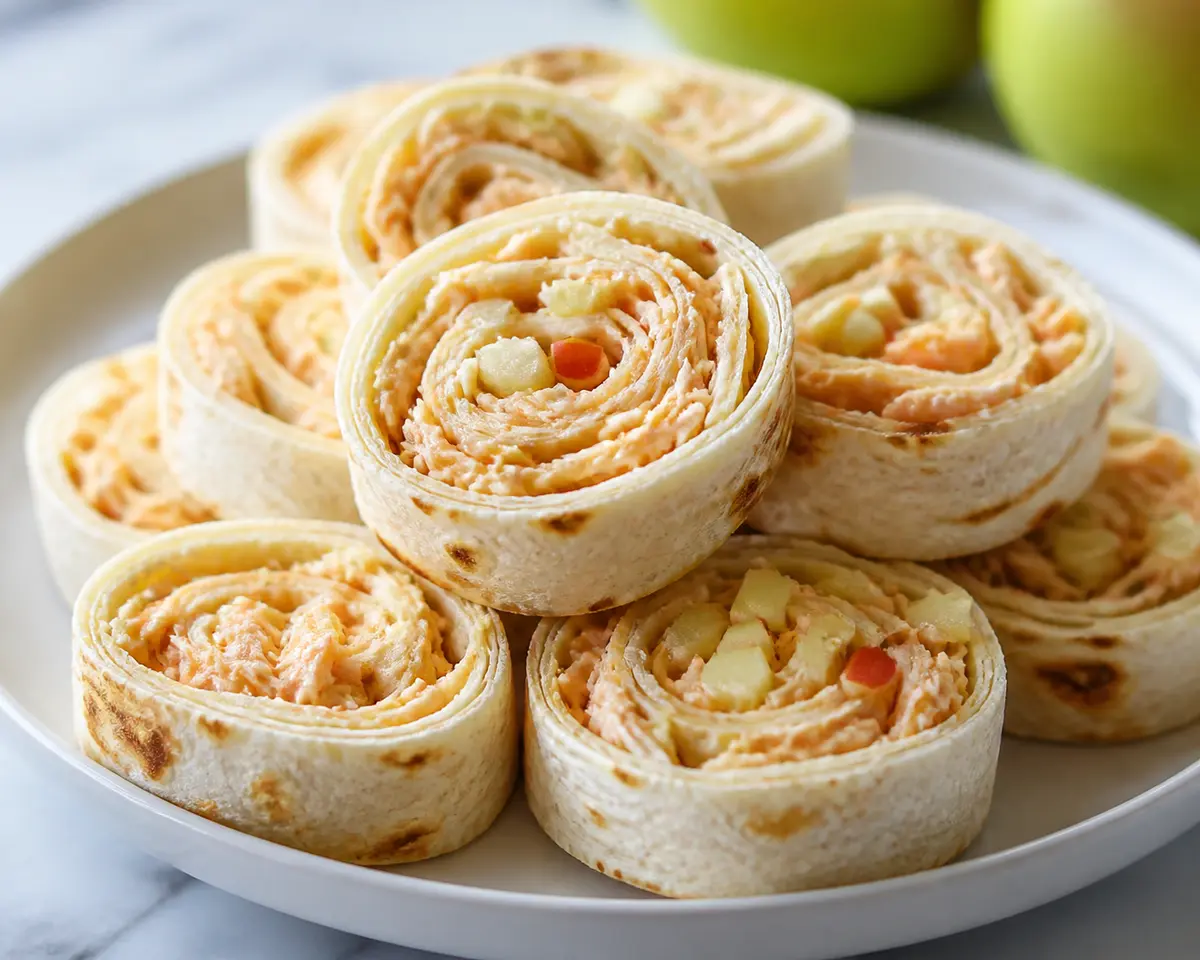 Magic Turkey, Apple and Cheese Spirals