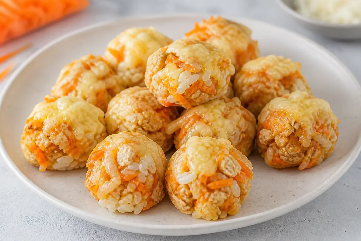 Nubecitas Arcoíris de Pollo, Arroz y Zanahoria